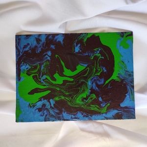 Fluid Art canvas painting